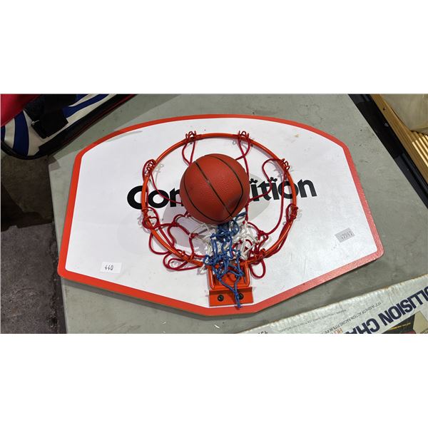 COMPETITION DOOR MINI BASKETBALL HOOP WITH BALL
