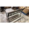 Image 3 : BERKELEY GORGE CAST IRON & WOOD BENCH 50"W