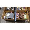 Image 2 : PALLET OF ASSORTED ITEMS INCLUDING; CHESS BOARD, TROPHIES, PING PONG SET & MORE