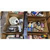 Image 3 : PALLET OF ASSORTED ITEMS INCLUDING; CHESS BOARD, TROPHIES, PING PONG SET & MORE