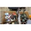 Image 4 : PALLET OF ASSORTED ITEMS INCLUDING; GOLF CLUBS, HEDGE TRIMMER, CROCK POT & MORE
