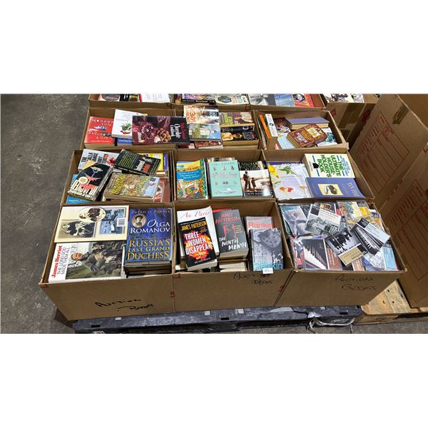 PALLET OF ASSORTED BOOKS