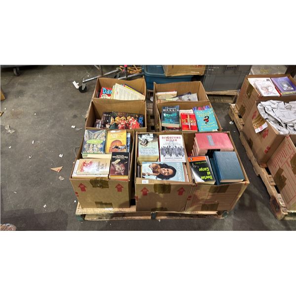 PALLET OF ASSORTED BOOKS