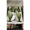 Image 3 : SHELF OF GLASS GOBLETS