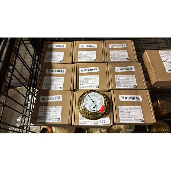 9 TEMPERATURE & HUMIDITY GAUGES