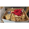 Image 3 : 2 BOXES OF ASSORTED ITEMS INCLUDING; BEADS & BEADING SUPPLIES & MILLINERY