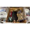 Image 3 : 3 BOXES OF ASSORTED ITEMS INCLUDING; JEWELRY SUPPLIES, RIBBONS, WOODEN BUTTONS & BEADS & MORE