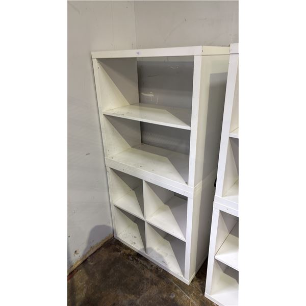 PAIR OF WHITE CABINETS