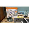 Image 2 : SHELF OF ASSORTED ITEMS INCLUDING; NEATFREAK ORGANIZER, SILICONE MOLDS, WIRELESS TURNTABLE REMOTE