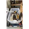 Image 1 : BIN OF ASSORTED LIGHTERS, CIGARETTE CASES & MORE