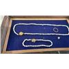 Image 2 : JEWELRY BOX WITH ASSORTED JEWELRY CONTENTS