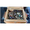 Image 2 : JEWELRY BOX WITH ASSORTED JEWELRY CONTENTS