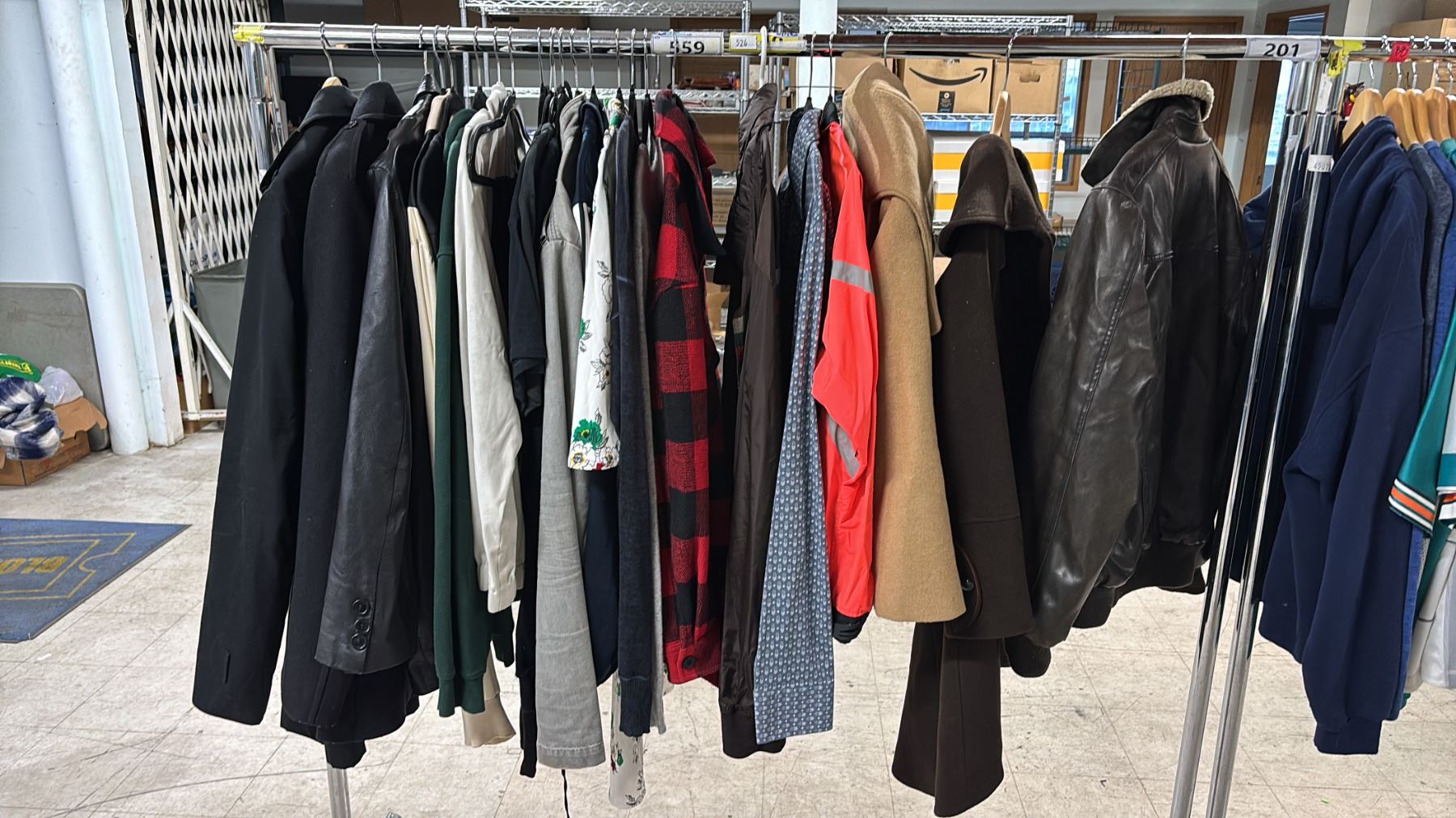 RACK OF ASSORTED CLOTHING INCLUDING; BURBERRY, DOLCE & GABBANA, GIULIA ...