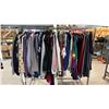 Image 1 : RACK OF ASSORTED CLOTHING INCLUDING; THE GODFATHER SHIRT, VINTAGE SKI JACKET, DRESS SHIRTS & MORE