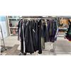 Image 1 : RACK OF ASSORTED CLOTHING INCLUDING; JACKETS, SPORT SUITS, T-SHIRT & MORE *RACK NOT INCLUDED*