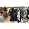 Image 2 : RACK OF ASSORTED CLOTHING INCLUDING; JACKETS, SPORT SUITS, T-SHIRT & MORE *RACK NOT INCLUDED*