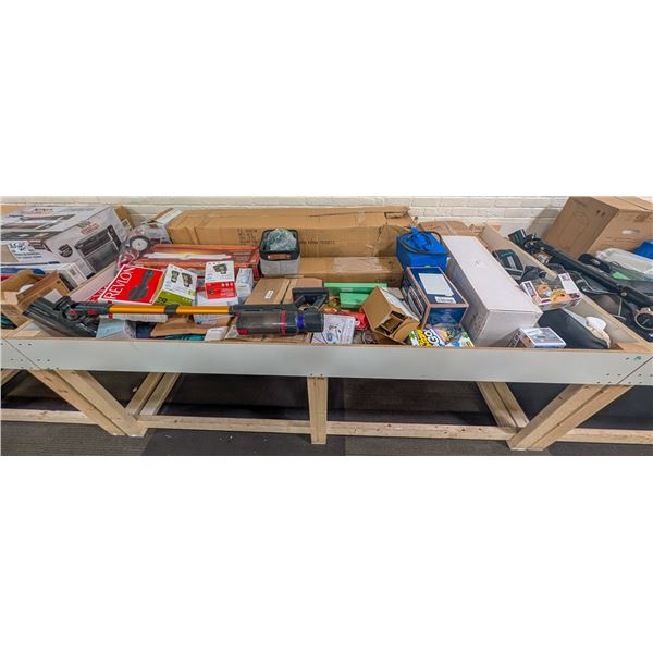 4' X 8' BIN OF ASSORTED LIQUIDATION ITEMS