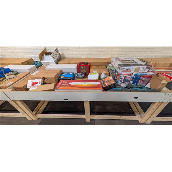 4' X 8' BIN OF ASSORTED LIQUIDATION ITEMS