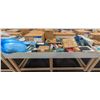 Image 1 : 4' X 8' BIN OF ASSORTED LIQUIDATION ITEMS