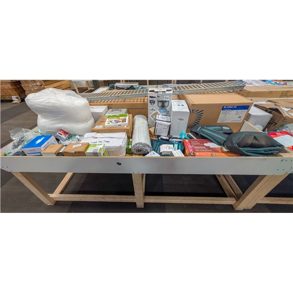 4' X 8' BIN OF ASSORTED LIQUIDATION ITEMS