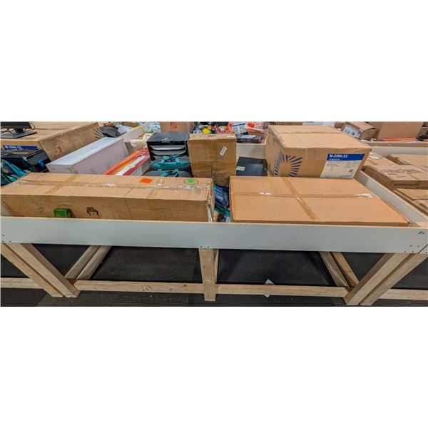 4' X 8' BIN OF ASSORTED LIQUIDATION ITEMS