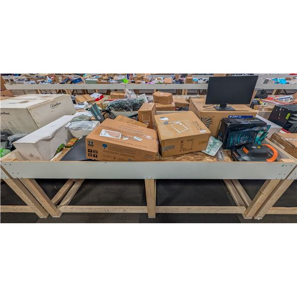 4' X 8' BIN OF ASSORTED LIQUIDATION ITEMS