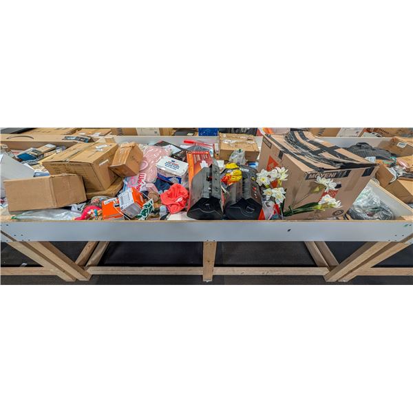 4' X 8' BIN OF ASSORTED LIQUIDATION ITEMS