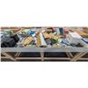 Image 1 : 4' X 8' BIN OF ASSORTED LIQUIDATION ITEMS