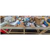 Image 1 : 4' X 8' BIN OF ASSORTED LIQUIDATION ITEMS