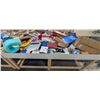 Image 1 : 4' X 8' BIN OF ASSORTED LIQUIDATION ITEMS