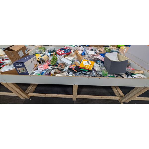 4' X 8' BIN OF ASSORTED LIQUIDATION ITEMS