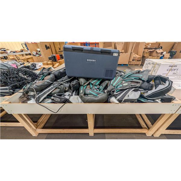 4' X 8' BIN OF ASSORTED LIQUIDATION ITEMS