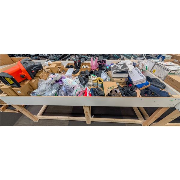 4' X 8' BIN OF ASSORTED LIQUIDATION ITEMS