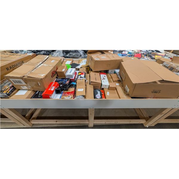 4' X 8' BIN OF ASSORTED LIQUIDATION ITEMS