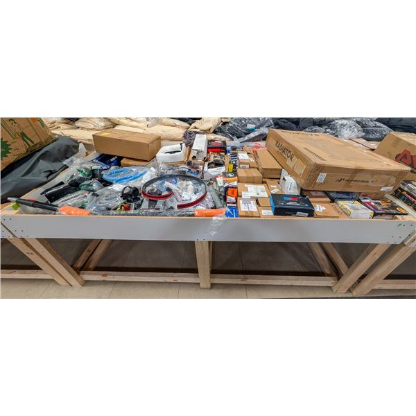 4' X 8' BIN OF ASSORTED LIQUIDATION ITEMS