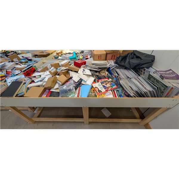 4' X 8' BIN OF ASSORTED LIQUIDATION ITEMS