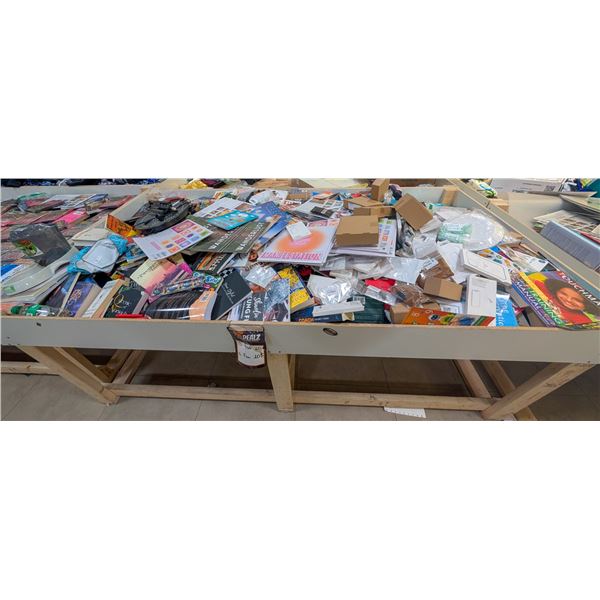 4' X 8' BIN OF ASSORTED LIQUIDATION ITEMS