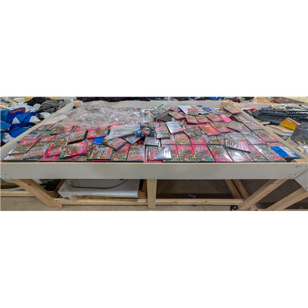 4' X 8' BIN OF ASSORTED LIQUIDATION ITEMS