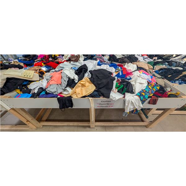 4' X 8' BIN OF ASSORTED LIQUIDATION ITEMS