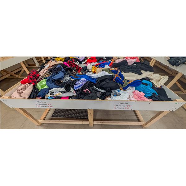 4' X 8' BIN OF ASSORTED LIQUIDATION ITEMS