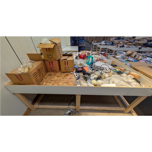 4' X 8' BIN OF ASSORTED LIQUIDATION ITEMS