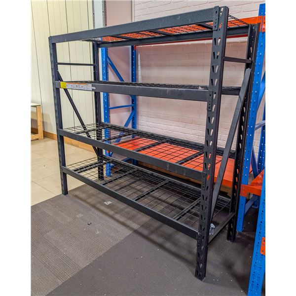 SECTION OF BLACK RACKING 72" X 24" X 72"
