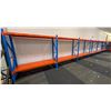 Image 1 : 7 SECTIONS OF BLUE & ORANGE RACKING APPROX