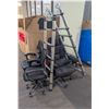 Image 2 : LOT OF 3 OFFICE/GAMING CHAIRS W/ EXTENDIBLE LADDER
