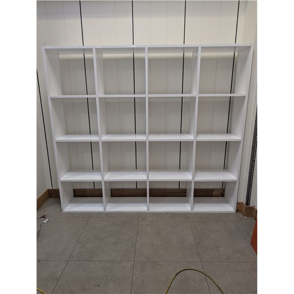 LOT OF 3 CUBE SHELVING UNITS