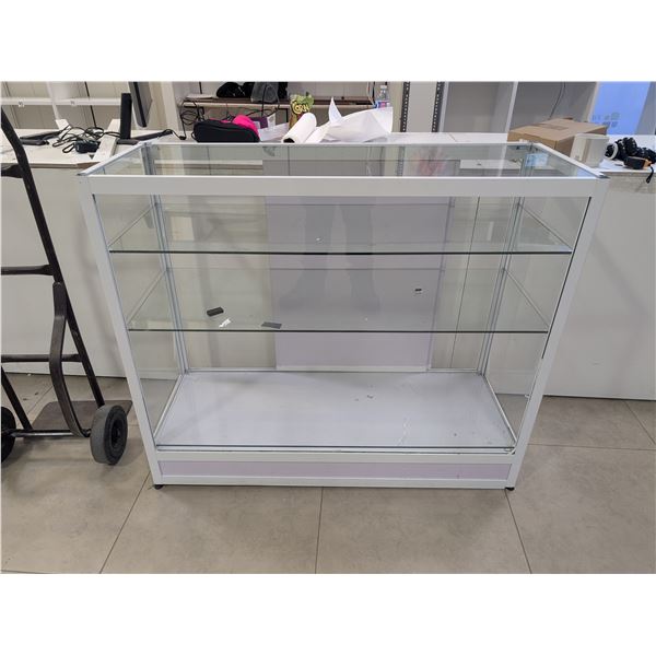 APPROX 47" X 18" X 40" GLASS SHOWCASE