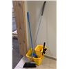Image 1 : MOP BUCKET W/ MOP AND BROOM