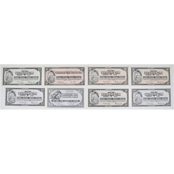 Canada. Canadian Tire Corp. Ltd., ND (ca.1950s to 1960s), Issued Scrip Note Assortment.