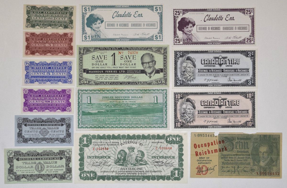 Cadian Notes Canada. Canadian Advertising, Scrip Notes, and Political Banknotes, ca ...