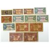 Image 1 : Ceylon & Malaya. Former British Empire Territories, 1941 to 1943, Issued Banknote Assortment.